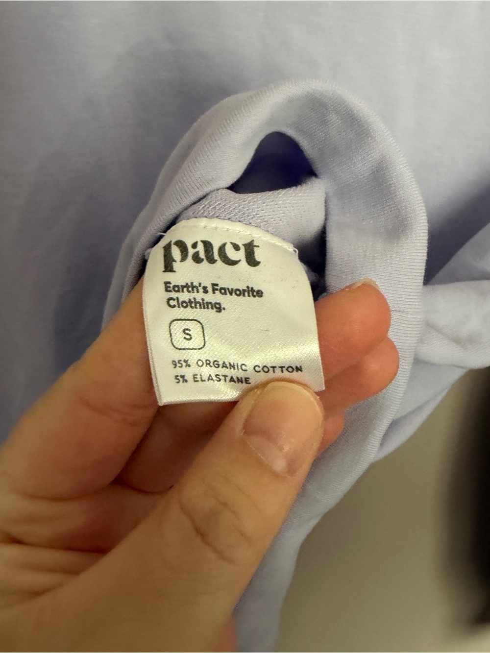 Pact Lilac Cut-Out Keyhole Sweatshirt Small - Picture 4 of 4